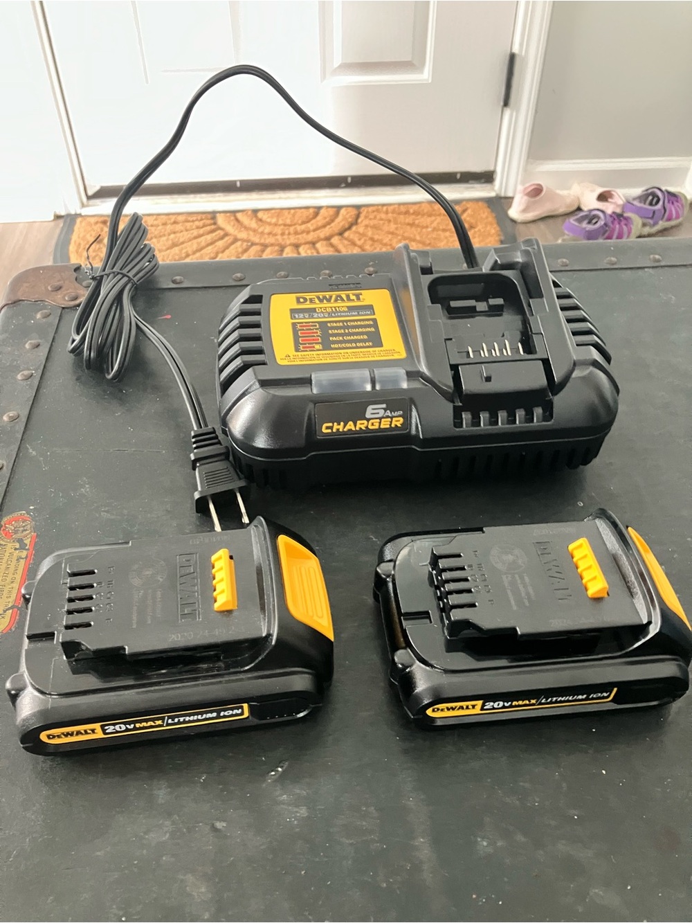 DEWALT 20V MAX Batteries and charger
